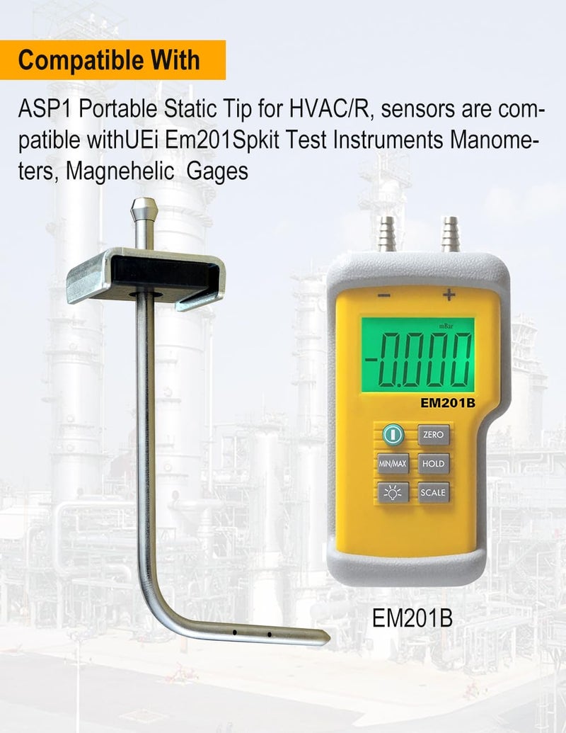 ZIBOO ASP1 Static Pressure Probe (1-Pack) - Image 2